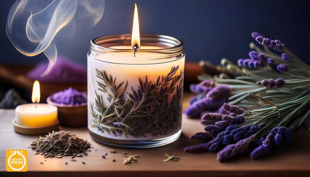 Herb-Infused Candles