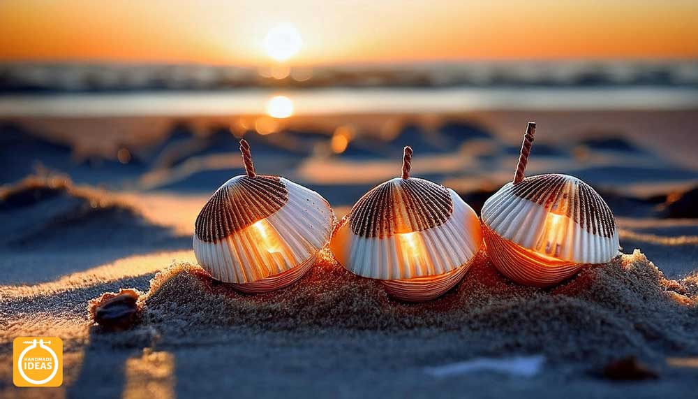 Seashell Candles